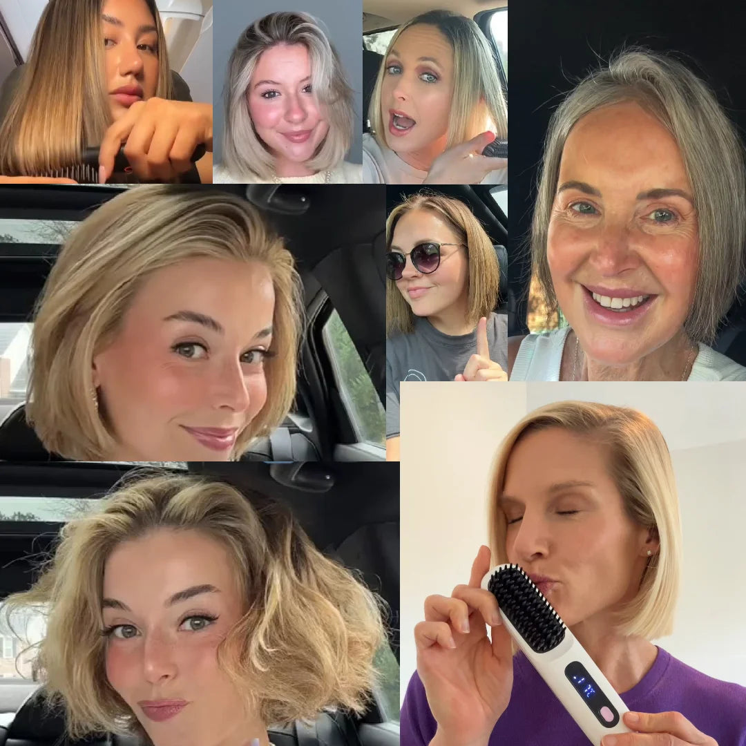 Den FÖRSTA intelligenta stylingborsten för kort hår