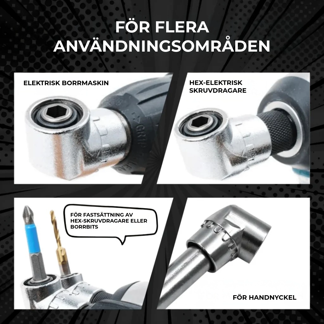 Set med 2 vinkelborrar