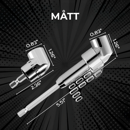 Set med 2 vinkelborrar