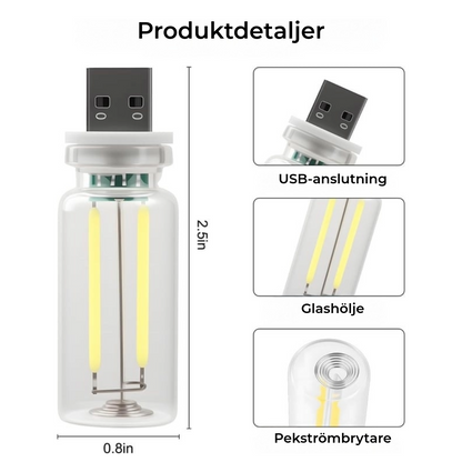USB-glödlampa för bil