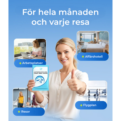 Biologiskt nedbrytbara toalettskydd