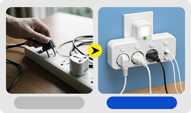 EU-multikontaktadapter