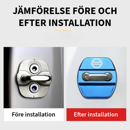 Skyddspads för bilens dörrlås | 4 st