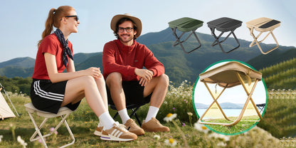 Bärbar pall för bergsklättring och vandring