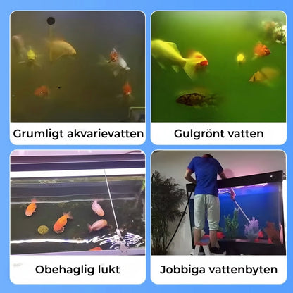 Vattenreningstabletter för akvarier