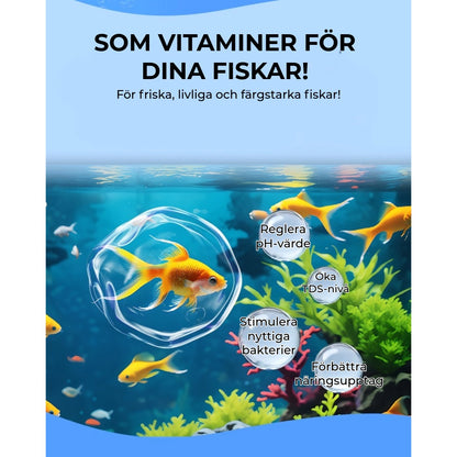 Vattenreningstabletter för akvarier