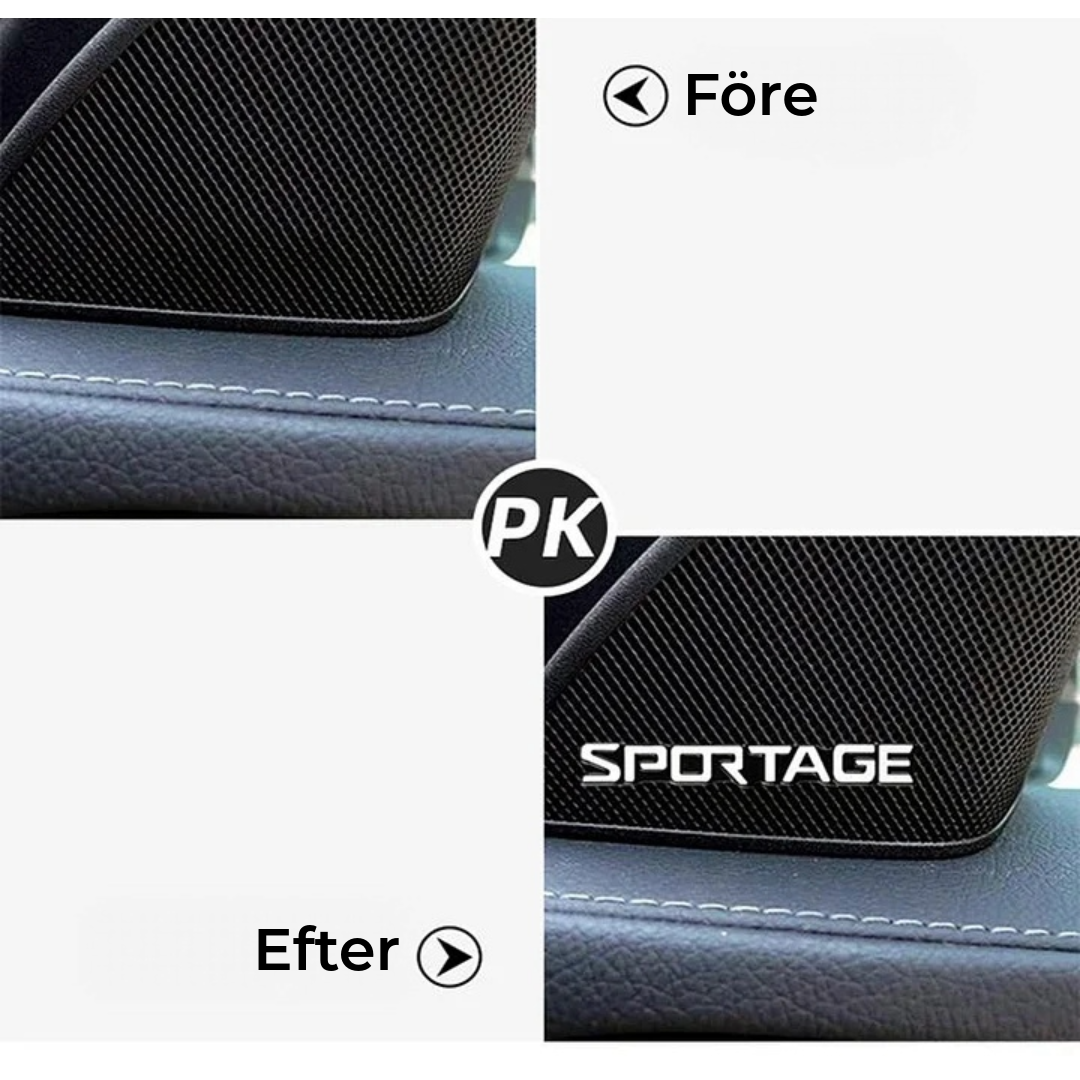 3D bildekaler med logotyp