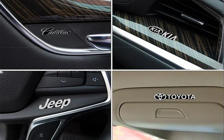 3D bildekaler med logotyp