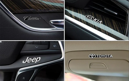 3D bildekaler med logotyp