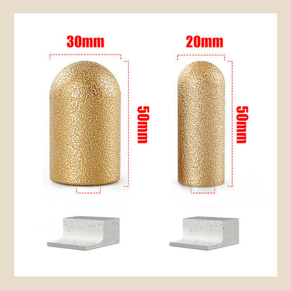 Vakuumlödd, slipande rund sliphuvud